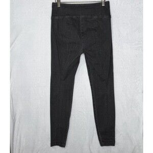 White House Black Market Jeans Size 8 Pull On Runway Legging Black Gray